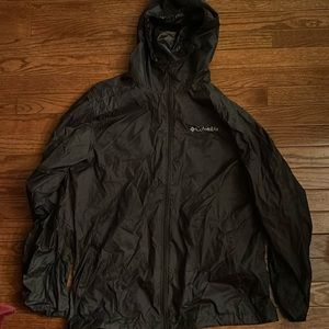 Black Columbia wind breaker
